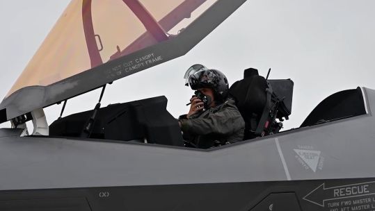 Six F-35A Lightning II aircraft and 63 Airmen assigned to the 48th Fighter Wing participed in a combined Agile Combat Employment exercise alongside Royal Air Force counterparts