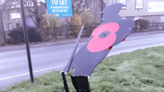 Snapped Silent Soldier in Ludlow 21118 CREDIT Andy Boddington