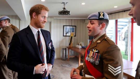 HRH Prince Harry At Middle wallop
