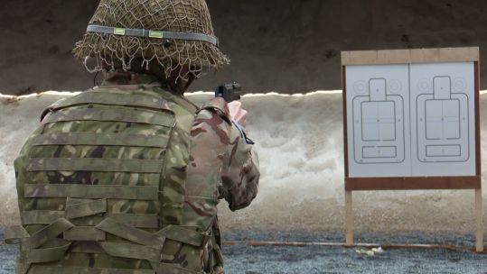 British paratroopers have joined their German counterparts in their annual air logistics exercise in Celle, in the north of Germany. 