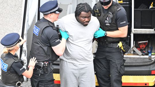 Soldier stabbing suspect Anthony Esan at Medway Magistrates'