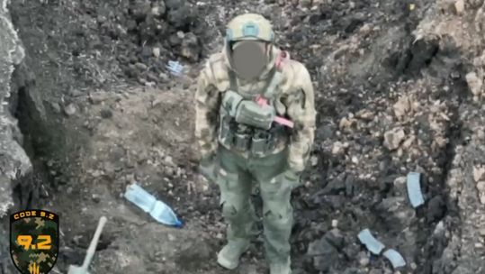 Soldier surrenders to drone Ukrainian MOD 14052023 .jpg