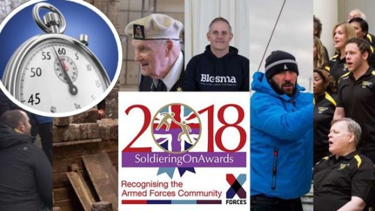 Countdown to 2018 Soldiering On Awards