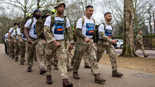 Soldiers carrying the weight of history on Commonwealth Day 11032024 CREDIT British Army