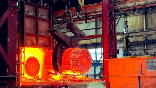 Somers Forge make propulsion shafts for the Royal Navy 19082024 CREDIT BFBS