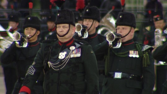 Sounding Retreat Celebrates Riflemen Past And Present