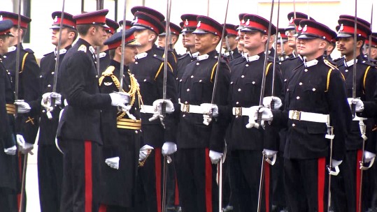 Sovereign Parade at Sandhurst with Mark Carleton-Smith 100818