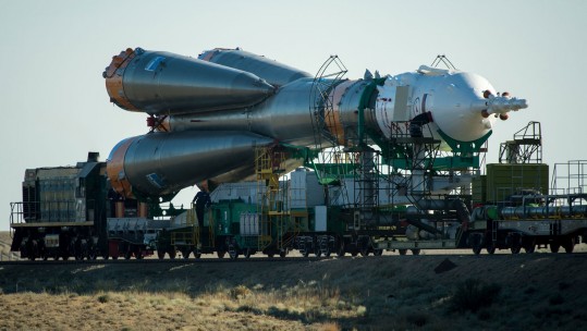 Soyuz TMA-09M spacecraft at Baikonur 