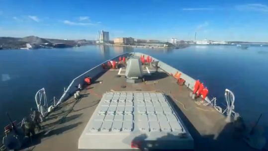 Spain's Almirante Juan de Borbón becomes first Nato warship to visit Stockholm since Sweden's accession