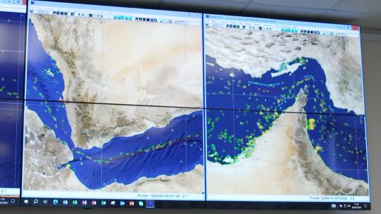 Special access to Royal Navy's control centre 21032024 CREDIT BFBS