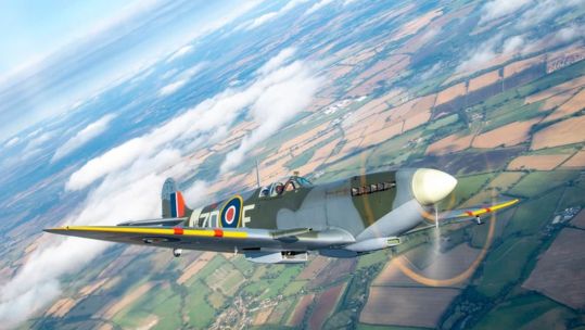 The Spitfire MK IX MH415 up for sale (Picture: Claire Hartley).