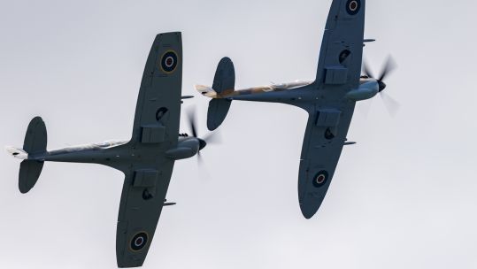 Spitfires flying together (Picture: MOD)