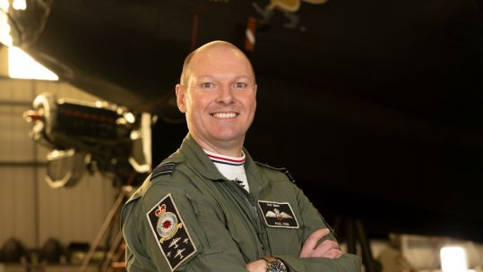 Squadron Leader Paul Wise has been named as the new Officer Commanding of the Battle of Britain Memorial Flight (Picture: BBMF)