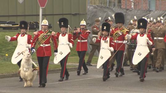 St David'd Day Parade 010319 CREDIT BFBS