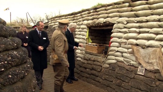 Royal Visit For The Staffordshire Regiment Museum