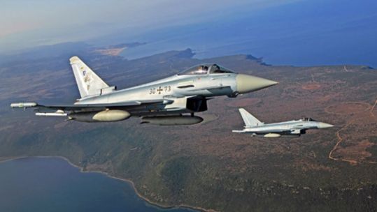 Stock image of German Eurofighters (Picture: Luftwaffe).