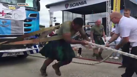 Strong Man competition honours Bombadier Stephen Gilbert