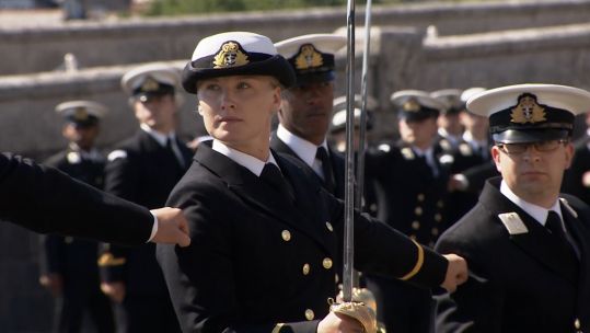 Sub Lieutenant Kim Sharp nursing officer during BRNC PASS OUT 11082022 CREDIT BFBS
