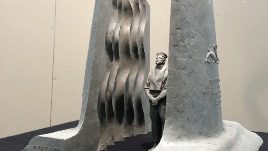 Submarine service memorial statue concept by Paul Day for the National Memorial Arboretum 11022021 CREDIT THE SUBMARINER MEMORIAL APPEAL