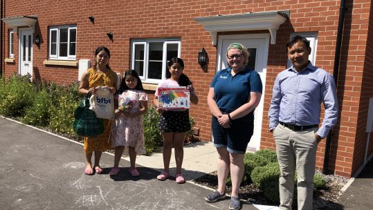 BFBS deliver goodie bags to repatriated military families