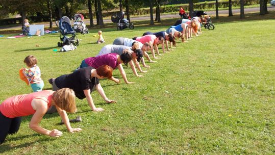 Sweat Like A Mother SLAM Fitness Workout Picture Georgina Coughlan SLAM Catterick