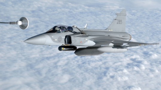 Swedish-built JAS 39 Gripen