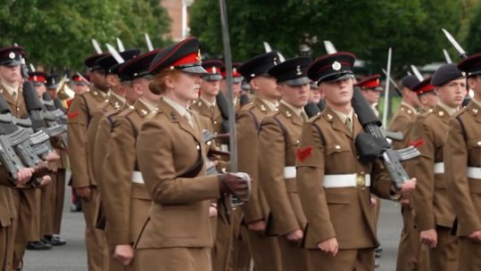 A parade at AFC Harrogate