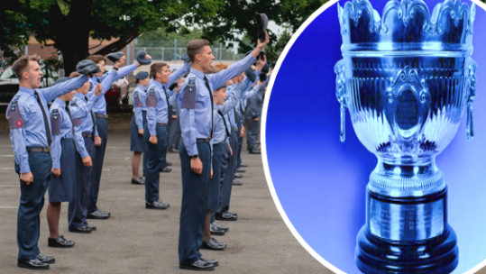 187 City of Worcester Squadron ATC won the Lees Trophy