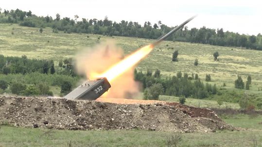 Thermobaric missiles used by Russian military. Credit Russian Defence Ministry.