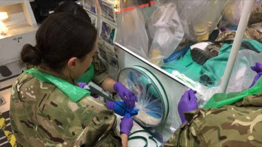 Tactical Medical Wing RAF Brize Norton CREDIT BFBS