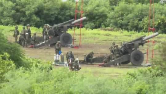 Taiwan begins live-fire military drills 09082022 CREDIT Reuters
