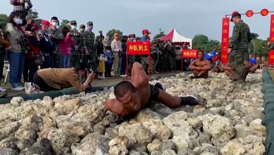 Taiwan's potential Frogmen experience the grueling 'road to heaven' 14012022 CREDIT Reuters