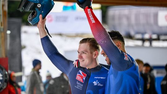 Taylor Lawrece and Brad Hall IBSF World Cup Altenberg CREDIT IBSF DATE 07122024.jpg