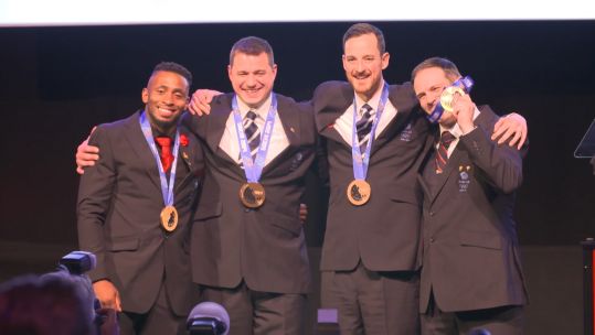 Team GB receive medals six years on Credit Team GB 231119