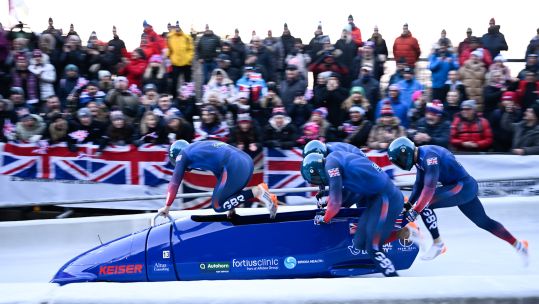 Team Hall including Taylor Lawrence compete at the World Cup in Igles Austria CREDIT IBSF DATE 19012025.jpg 