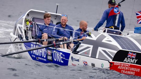 Team Pacific One training for World's Toughest Race (Picture: Team Pacific One).