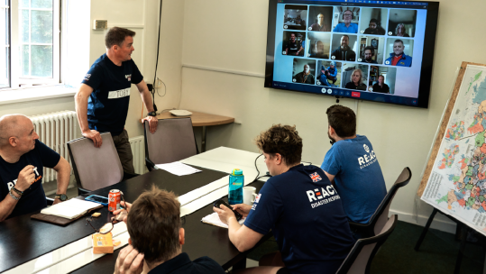 Team behind React charity prioritising military approach to humanitarian action CREDIT REACT