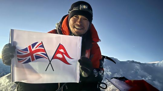 Tejan Gurung joined the Royal Engineers before completing the All-Arms Commando course (Picture: Elite Exped)jre