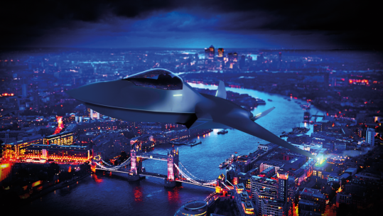 The Tempest, or Future Combat Air System, displayed as a concept image (Picture: MOD).