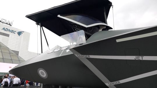 This Tempest mock-up was on display at DSEI 2025