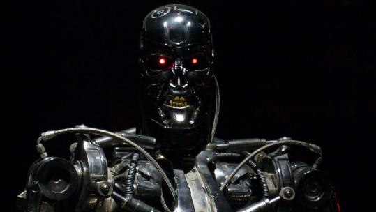 Terminator robot soldier