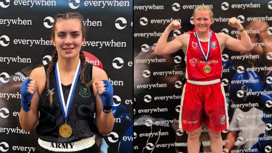 Terri-Leigh Stewart and Sophie Colebourn Haringey Box Cup CREDIT Army Boxing and Navy Boxing.jpg 