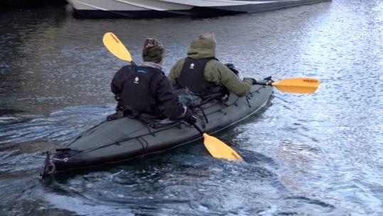 The British military's Klepper folding canoe 