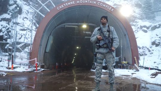 The Cheyenne moutain complex military installation and nuclear bunker located in Colorado DATE UNKNOWN CREDIT US Dept of Def