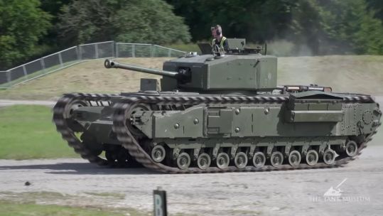 he Churchill WW2 Tank has been restored after fundraiser 18012021 CREDIT The Tank Museum