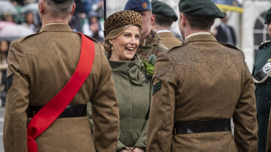 The Duchess of Edinburgh attends R IRISH St Patrick's Day Parade 160324 CREDIT MOD