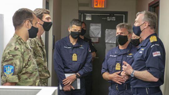 The First Sea Lord chats with RN personnel at JFC Norfolk 10052021 CREDIT ROYAL NAVY.jpg
