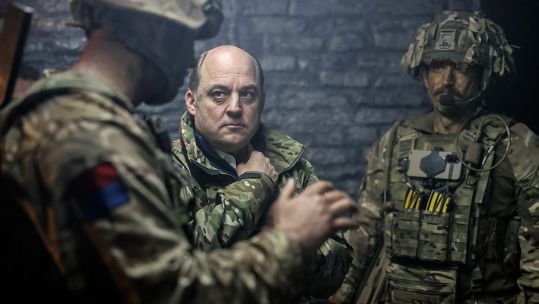 The Former Defence Secretary Ben Wallace, visits Exercise Wessex Storm UK 11052023 CREDIT MOD.jpg