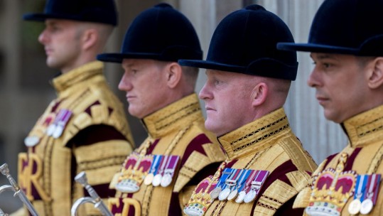 The Household Cavalry Ahead Of Its Starring Role At Royal Wedding