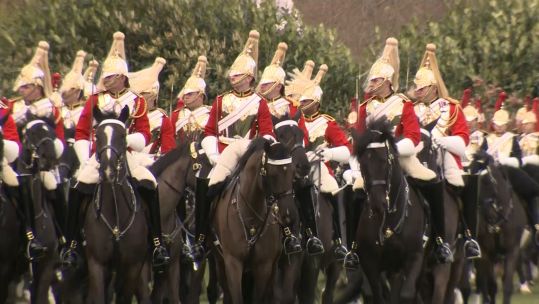 The Household Cavalry Mounted Regiment is put through its paces and passes its annual inspection.